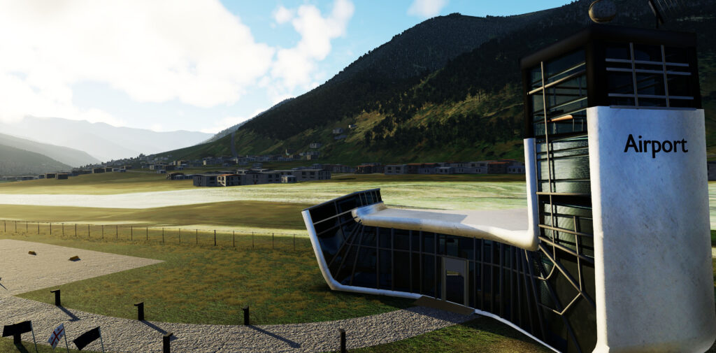 X-Plane 12 Mestia UGSM Queen Tamar Airport Add-On